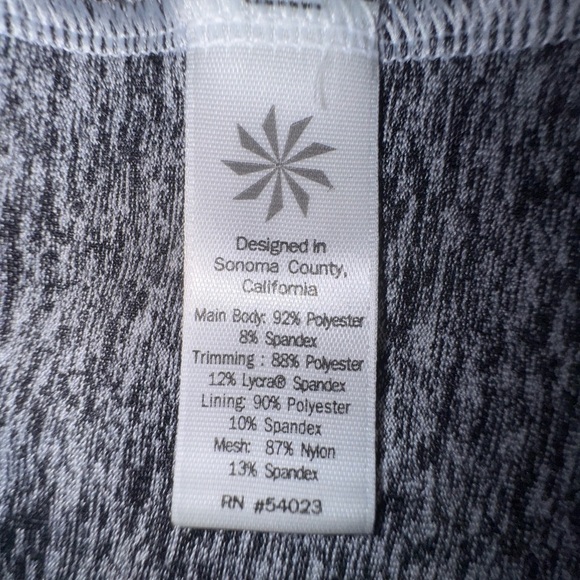 Athleta Running Wild Mesh Back White Heather Gray Tennis Dress Size XS. VGUC - Picture 4 of 12